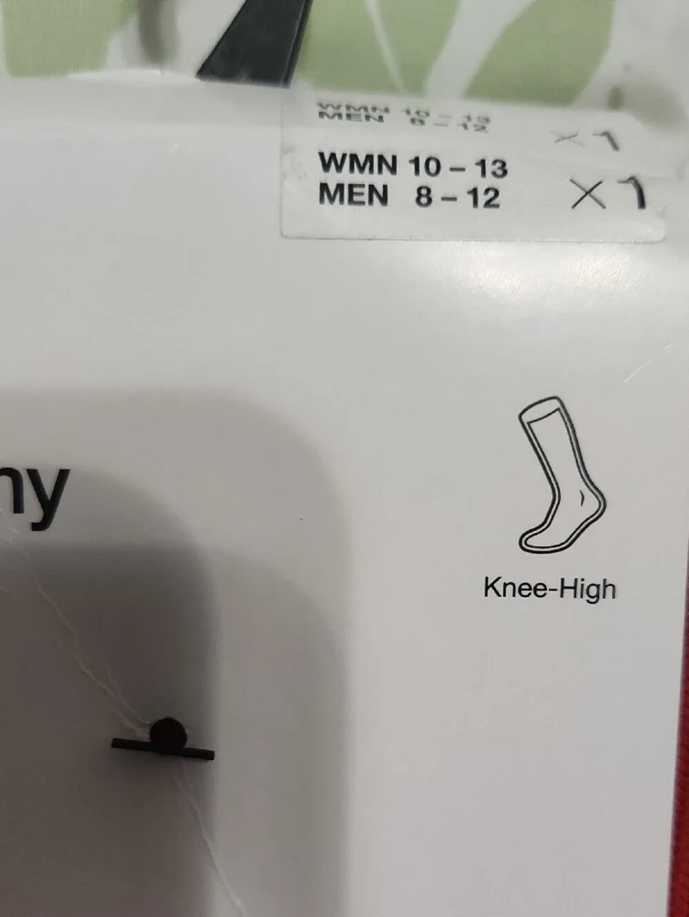 Nike Academy Red Athletic Crew Socks with White Swoosh Men 8-12 / Women 10-13
